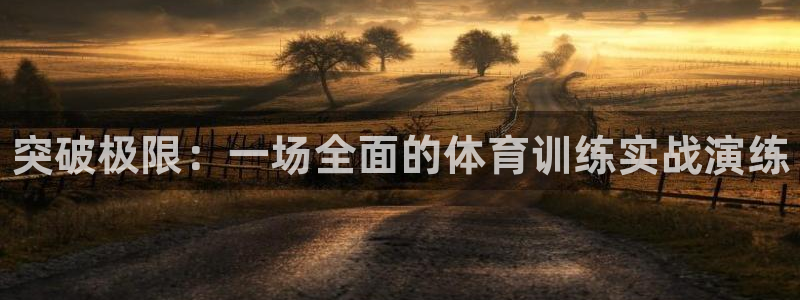 一竞技官网下载开户：突破极限：一场全面的体育训练实战演练