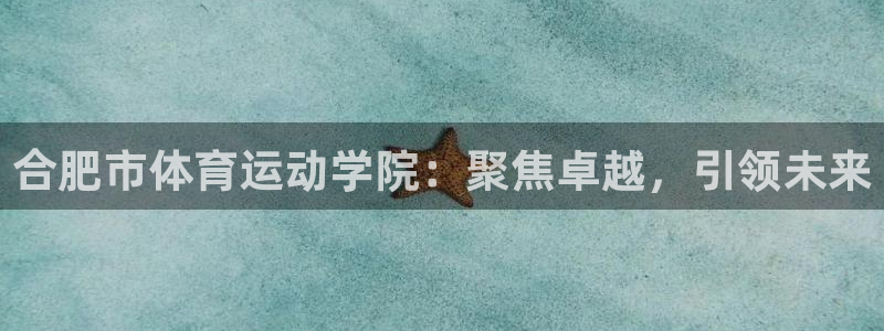 一竞技：合肥市体育运动学院：聚焦卓越，引领未来