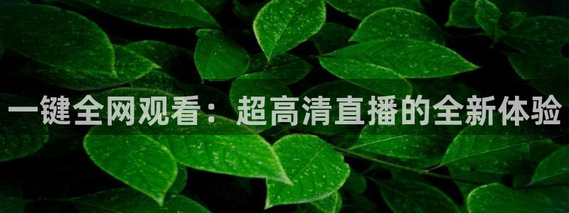 so米直播：一键全网观看：超高清直播的全新体验